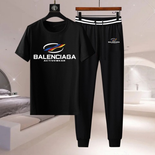 Cheap Balenciaga Fashion Tracksuits Short Sleeved For Men #1232950 Replica Wholesale [$76.00 USD] [ITEM#1232950] on Replica Balenciaga Fashion Tracksuits