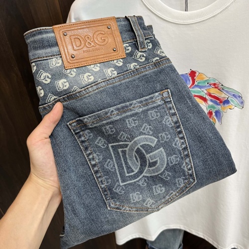 Cheap Dolce &amp; Gabbana D&amp;G Jeans For Men #1233405 Replica Wholesale [$80.00 USD] [ITEM#1233405] on Replica Dolce &amp; Gabbana D&amp;G Jeans