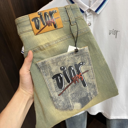 Cheap Christian Dior Jeans For Men #1233408 Replica Wholesale [$80.00 USD] [ITEM#1233408] on Replica Christian Dior Jeans