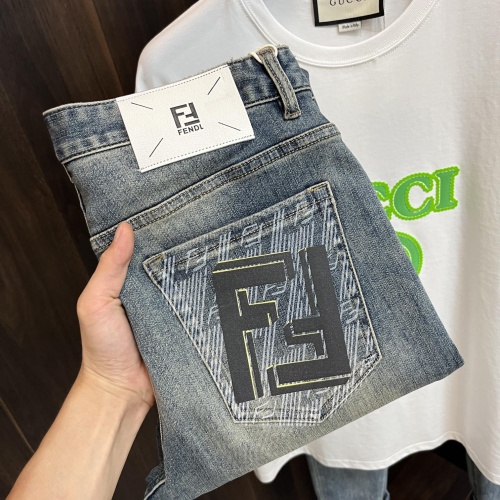 Cheap Fendi Jeans For Men #1233410 Replica Wholesale [$80.00 USD] [ITEM#1233410] on Replica Fendi Jeans