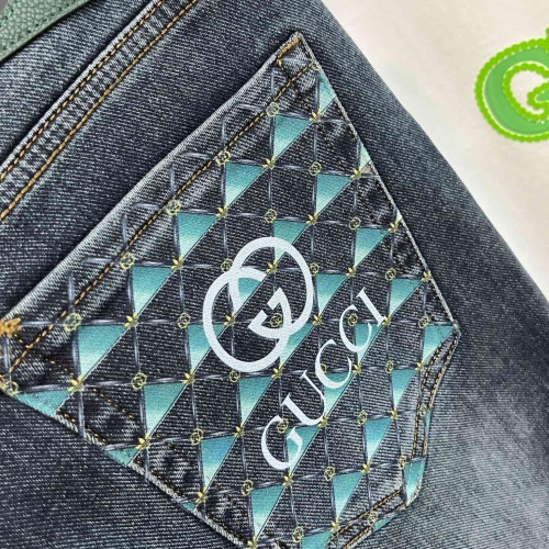 Cheap Gucci Jeans For Men #1233413 Replica Wholesale [$80.00 USD] [ITEM#1233413] on Replica Gucci Jeans