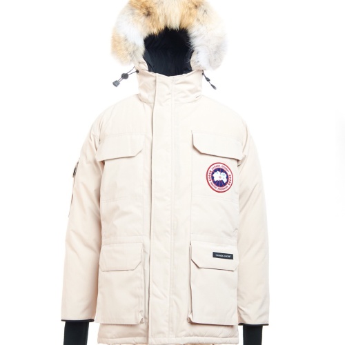 Cheap Canada Goose Down Feather Coat Long Sleeved For Unisex #1233426 Replica Wholesale [$160.00 USD] [ITEM#1233426] on Replica Canada Goose Down Feather Coat