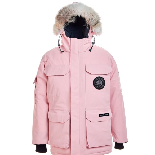 Cheap Canada Goose Down Feather Coat Long Sleeved For Unisex #1233428 Replica Wholesale [$160.00 USD] [ITEM#1233428] on Replica Canada Goose Down Feather Coat