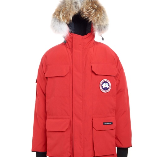 Cheap Canada Goose Down Feather Coat Long Sleeved For Unisex #1233429 Replica Wholesale [$160.00 USD] [ITEM#1233429] on Replica Canada Goose Down Feather Coat