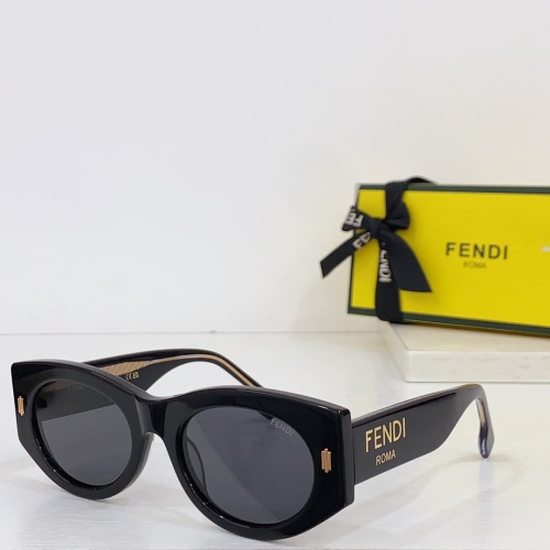 Cheap Fendi AAA Quality Sunglasses #1233525 Replica Wholesale [$60.00 USD] [ITEM#1233525] on Replica Fendi AAA Quality Sunglasses