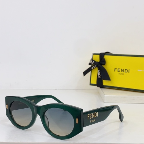 Cheap Fendi AAA Quality Sunglasses #1233527 Replica Wholesale [$60.00 USD] [ITEM#1233527] on Replica Fendi AAA Quality Sunglasses