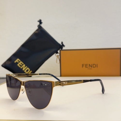 Cheap Fendi AAA Quality Sunglasses #1233566 Replica Wholesale [$60.00 USD] [ITEM#1233566] on Replica Fendi AAA Quality Sunglasses