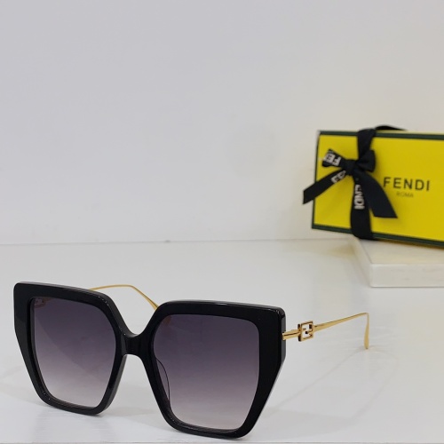 Cheap Fendi AAA Quality Sunglasses #1233573 Replica Wholesale [$64.00 USD] [ITEM#1233573] on Replica Fendi AAA Quality Sunglasses