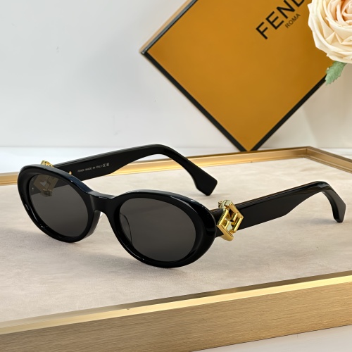 Cheap Fendi AAA Quality Sunglasses #1233580 Replica Wholesale [$60.00 USD] [ITEM#1233580] on Replica Fendi AAA Quality Sunglasses