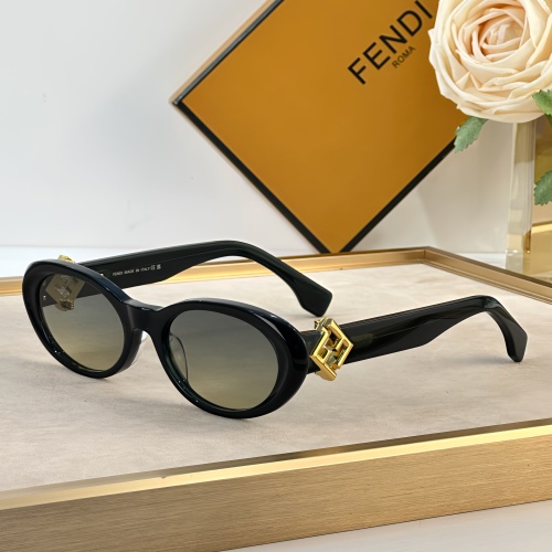 Cheap Fendi AAA Quality Sunglasses #1233582 Replica Wholesale [$60.00 USD] [ITEM#1233582] on Replica Fendi AAA Quality Sunglasses