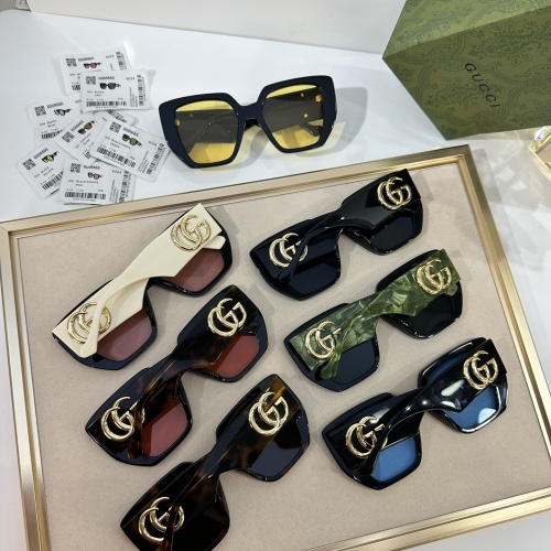 Cheap Gucci AAA Quality Sunglasses #1233667 Replica Wholesale [$60.00 USD] [ITEM#1233667] on Replica Gucci AAA Quality Sunglasses