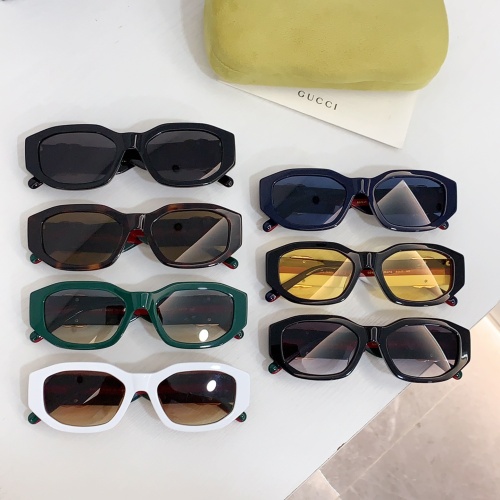 Cheap Gucci AAA Quality Sunglasses #1233682 Replica Wholesale [$60.00 USD] [ITEM#1233682] on Replica Gucci AAA Quality Sunglasses