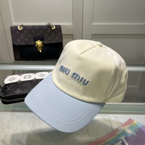 Cheap MIU MIU Caps #1233715 Replica Wholesale [$25.00 USD] [ITEM#1233715] on Replica MIU MIU Caps