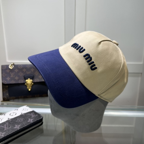 Cheap MIU MIU Caps #1233717 Replica Wholesale [$25.00 USD] [ITEM#1233717] on Replica MIU MIU Caps