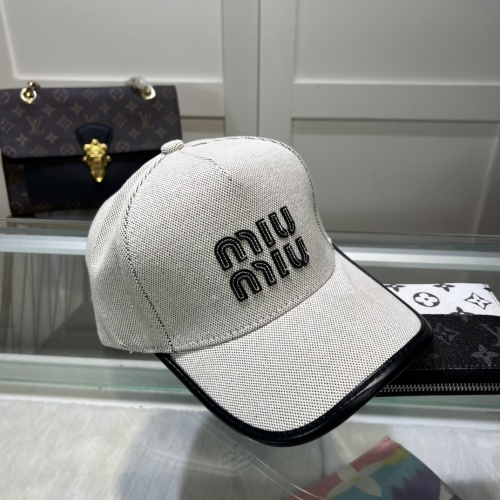 Cheap MIU MIU Caps #1233725 Replica Wholesale [$25.00 USD] [ITEM#1233725] on Replica MIU MIU Caps