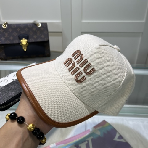 Cheap MIU MIU Caps #1233726 Replica Wholesale [$25.00 USD] [ITEM#1233726] on Replica MIU MIU Caps