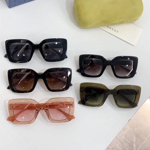 Cheap Gucci AAA Quality Sunglasses #1233727 Replica Wholesale [$60.00 USD] [ITEM#1233727] on Replica Gucci AAA Quality Sunglasses