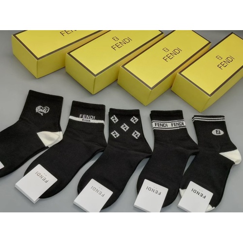 Cheap Fendi Socks #1233852 Replica Wholesale [$27.00 USD] [ITEM#1233852] on Replica Fendi Socks