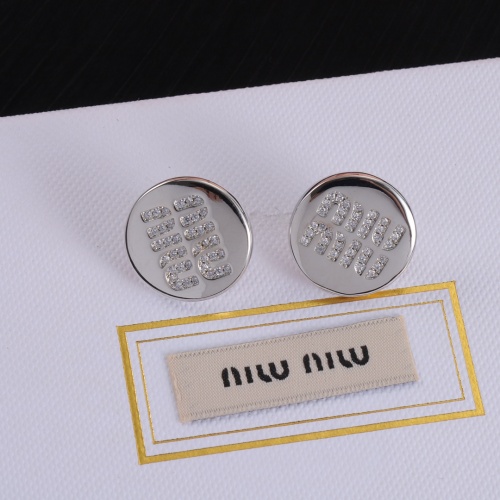 Cheap MIU MIU Earrings For Women #1234106 Replica Wholesale [$27.00 USD] [ITEM#1234106] on Replica MIU MIU Earrings