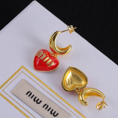 Cheap MIU MIU Earrings For Women #1234114 Replica Wholesale [$27.00 USD] [ITEM#1234114] on Replica MIU MIU Earrings