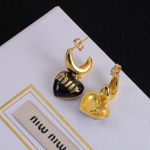 Cheap MIU MIU Earrings For Women #1234117 Replica Wholesale [$27.00 USD] [ITEM#1234117] on Replica MIU MIU Earrings