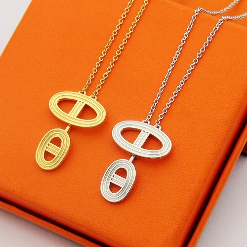 Cheap Hermes Necklaces #1234396 Replica Wholesale [$25.00 USD] [ITEM#1234396] on Replica Hermes Necklaces