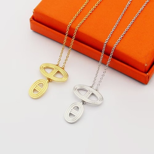 Cheap Hermes Necklaces #1234396 Replica Wholesale [$25.00 USD] [ITEM#1234396] on Replica Hermes Necklaces