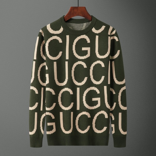 Cheap Gucci Sweaters Long Sleeved For Men #1234433 Replica Wholesale [$45.00 USD] [ITEM#1234433] on Replica Gucci Sweaters