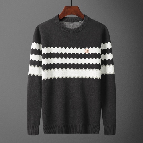 Cheap Hermes Sweaters Long Sleeved For Men #1234434 Replica Wholesale [$45.00 USD] [ITEM#1234434] on Replica Hermes Sweaters