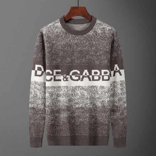 Cheap Dolce &amp; Gabbana D&amp;G Sweaters Long Sleeved For Men #1234437 Replica Wholesale [$45.00 USD] [ITEM#1234437] on Replica Dolce &amp; Gabbana D&amp;G Sweaters