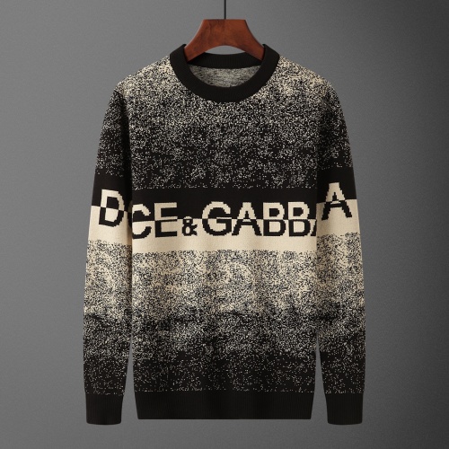 Cheap Dolce &amp; Gabbana D&amp;G Sweaters Long Sleeved For Men #1234438 Replica Wholesale [$45.00 USD] [ITEM#1234438] on Replica Dolce &amp; Gabbana D&amp;G Sweaters