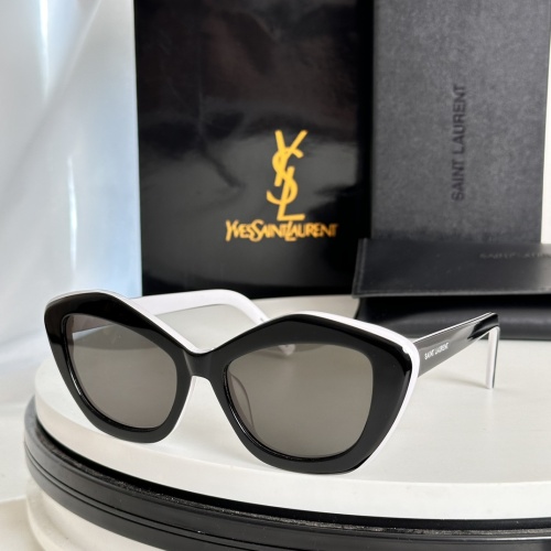 Cheap Yves Saint Laurent YSL AAA Quality Sunglasses #1234610 Replica Wholesale [$48.00 USD] [ITEM#1234610] on Replica Yves Saint Laurent YSL AAA Quality Sunglasses