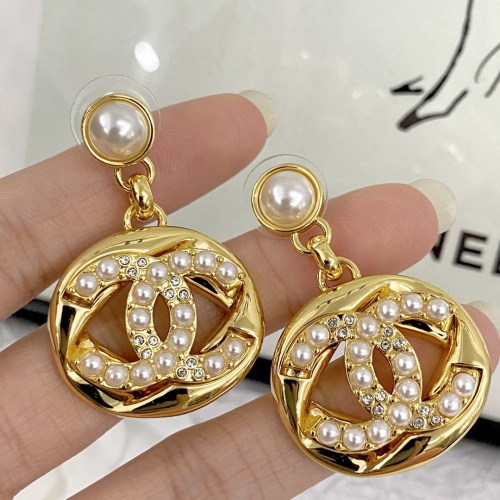 Cheap Chanel Earrings For Women #1234669 Replica Wholesale [$38.00 USD] [ITEM#1234669] on Replica Chanel Earrings