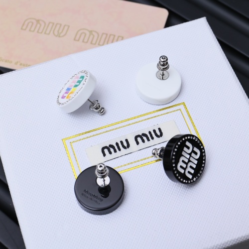 Cheap MIU MIU Earrings For Women #1234692 Replica Wholesale [$27.00 USD] [ITEM#1234692] on Replica MIU MIU Earrings