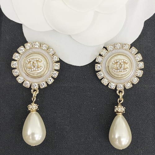 Cheap Chanel Earrings For Women #1234694 Replica Wholesale [$38.00 USD] [ITEM#1234694] on Replica Chanel Earrings