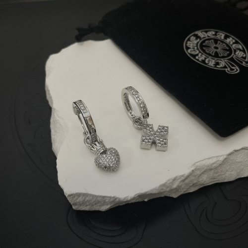 Cheap Chrome Hearts Earrings For Women #1234787 Replica Wholesale [$36.00 USD] [ITEM#1234787] on Replica Chrome Hearts Earrings