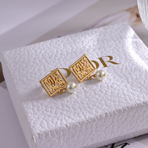 Cheap Christian Dior Earrings For Women #1234823 Replica Wholesale [$25.00 USD] [ITEM#1234823] on Replica Christian Dior Earrings