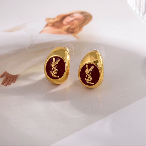 Cheap Yves Saint Laurent YSL Earrings For Women #1234875 Replica Wholesale [$25.00 USD] [ITEM#1234875] on Replica Yves Saint Laurent YSL Earrings