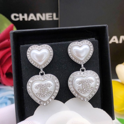 Cheap Chanel Earrings For Women #1234901 Replica Wholesale [$32.00 USD] [ITEM#1234901] on Replica Chanel Earrings