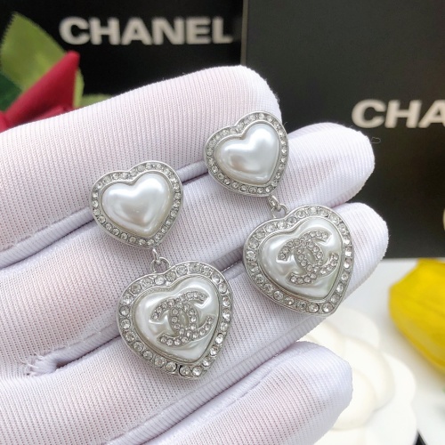 Cheap Chanel Earrings For Women #1234901 Replica Wholesale [$32.00 USD] [ITEM#1234901] on Replica Chanel Earrings