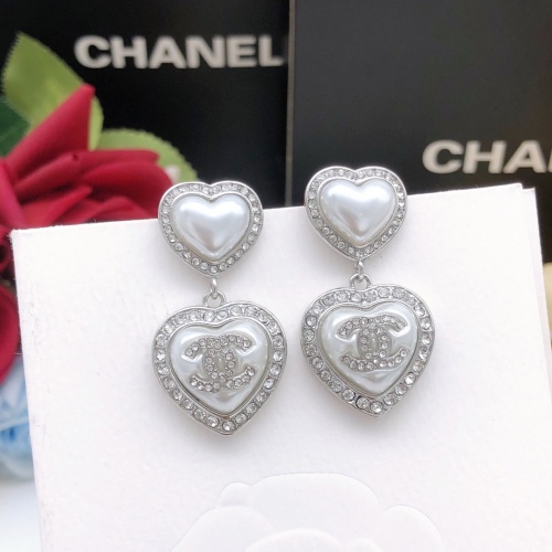 Cheap Chanel Earrings For Women #1234901 Replica Wholesale [$32.00 USD] [ITEM#1234901] on Replica Chanel Earrings