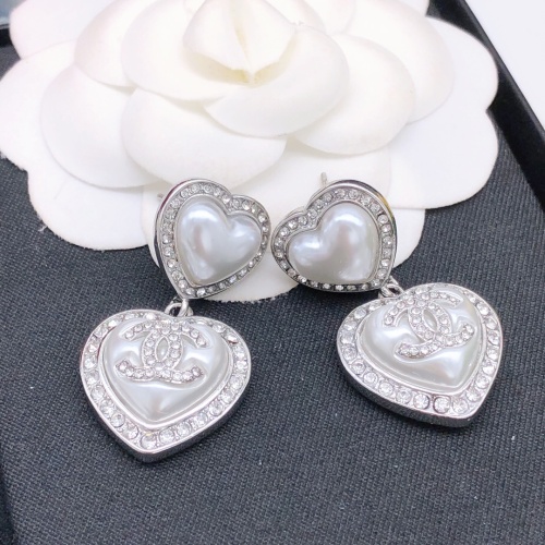 Cheap Chanel Earrings For Women #1234901 Replica Wholesale [$32.00 USD] [ITEM#1234901] on Replica Chanel Earrings