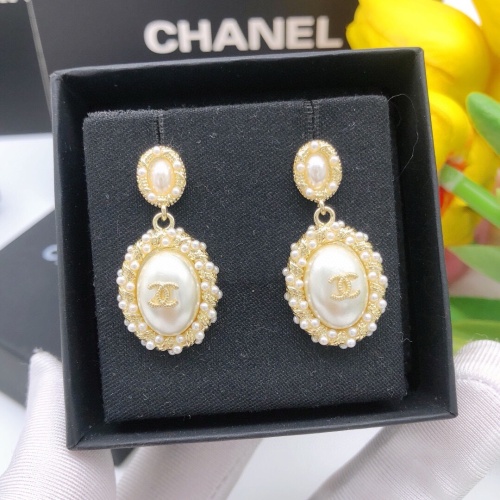 Cheap Chanel Earrings For Women #1234918 Replica Wholesale [$29.00 USD] [ITEM#1234918] on Replica Chanel Earrings