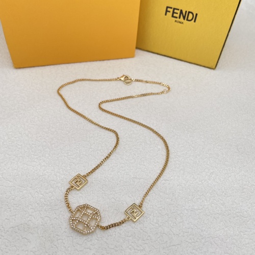 Cheap Fendi Necklaces #1234930 Replica Wholesale [$48.00 USD] [ITEM#1234930] on Replica Fendi Necklaces