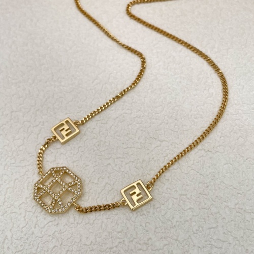 Cheap Fendi Necklaces #1234930 Replica Wholesale [$48.00 USD] [ITEM#1234930] on Replica Fendi Necklaces