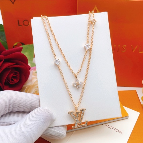 Cheap Louis Vuitton Necklaces #1235091 Replica Wholesale [$40.00 USD] [ITEM#1235091] on Replica Louis Vuitton Necklaces