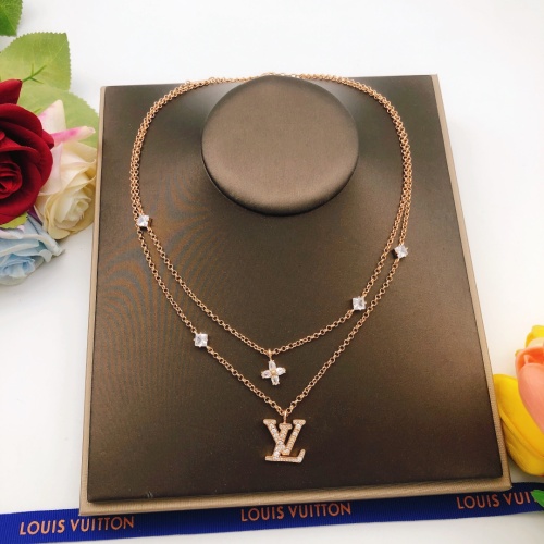 Cheap Louis Vuitton Necklaces #1235091 Replica Wholesale [$40.00 USD] [ITEM#1235091] on Replica Louis Vuitton Necklaces