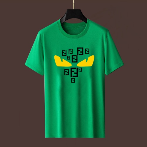 Cheap Fendi T-Shirts Short Sleeved For Unisex #1235172 Replica Wholesale [$25.00 USD] [ITEM#1235172] on Replica Fendi T-Shirts