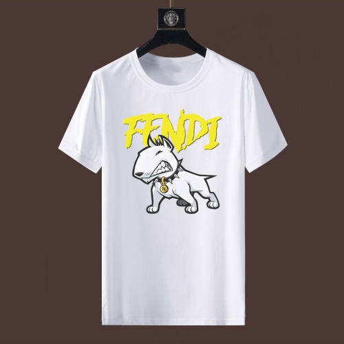 Cheap Fendi T-Shirts Short Sleeved For Unisex #1235196 Replica Wholesale [$25.00 USD] [ITEM#1235196] on Replica Fendi T-Shirts