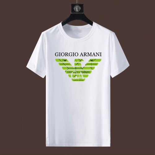 Cheap Armani T-Shirts Short Sleeved For Unisex #1235206 Replica Wholesale [$25.00 USD] [ITEM#1235206] on Replica Armani T-Shirts